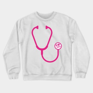 Nurse Practitioner Barbie Stethoscope Crewneck Sweatshirt